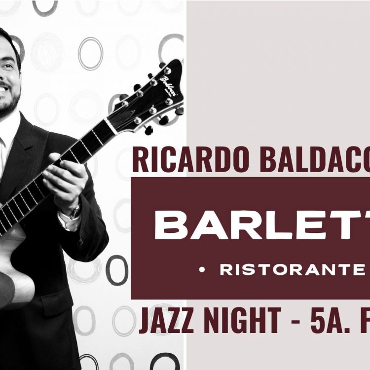 Noites de Jazz: Rico Baldacci ao vivo todas às quintas no restaurante Barletta